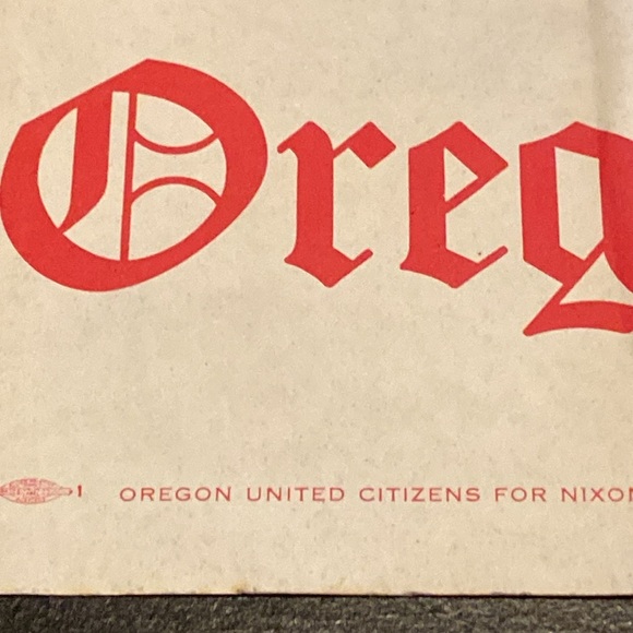 VTG 1968 Richard Nixon campaign stickers. See measurements. - Picture 3 of 11